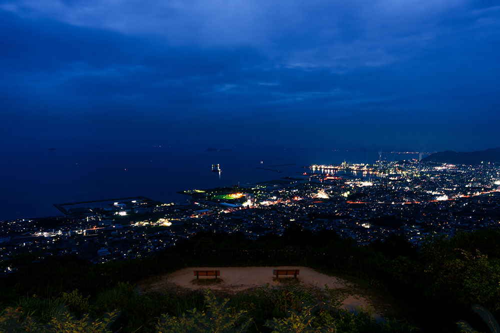 日没後の景色