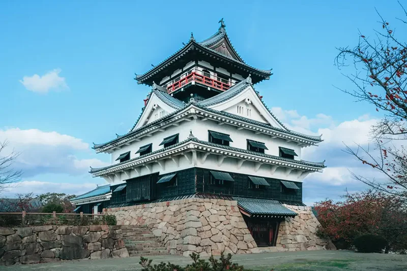 川之江城の展望台からの風景