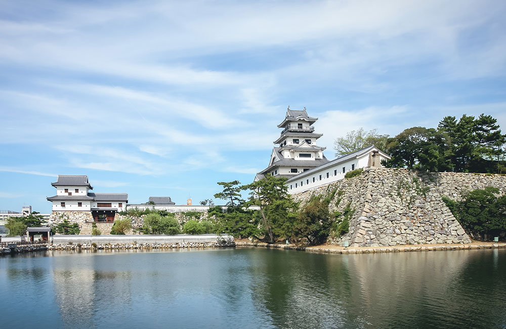 今治城と堀