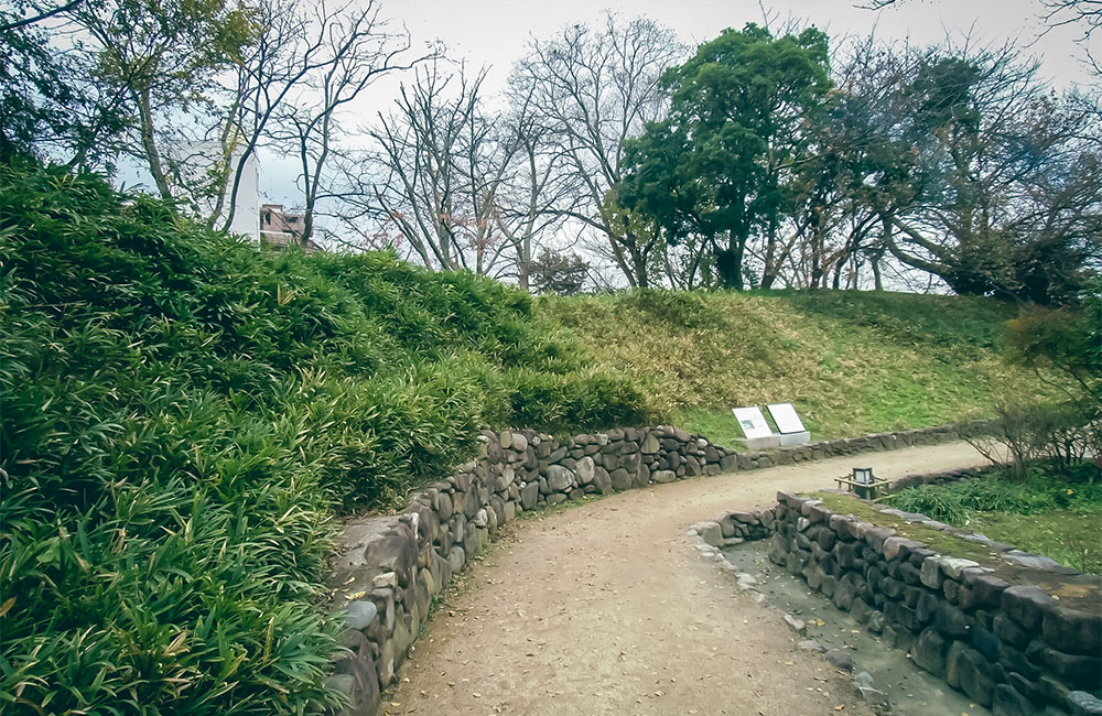 大規模な土塁