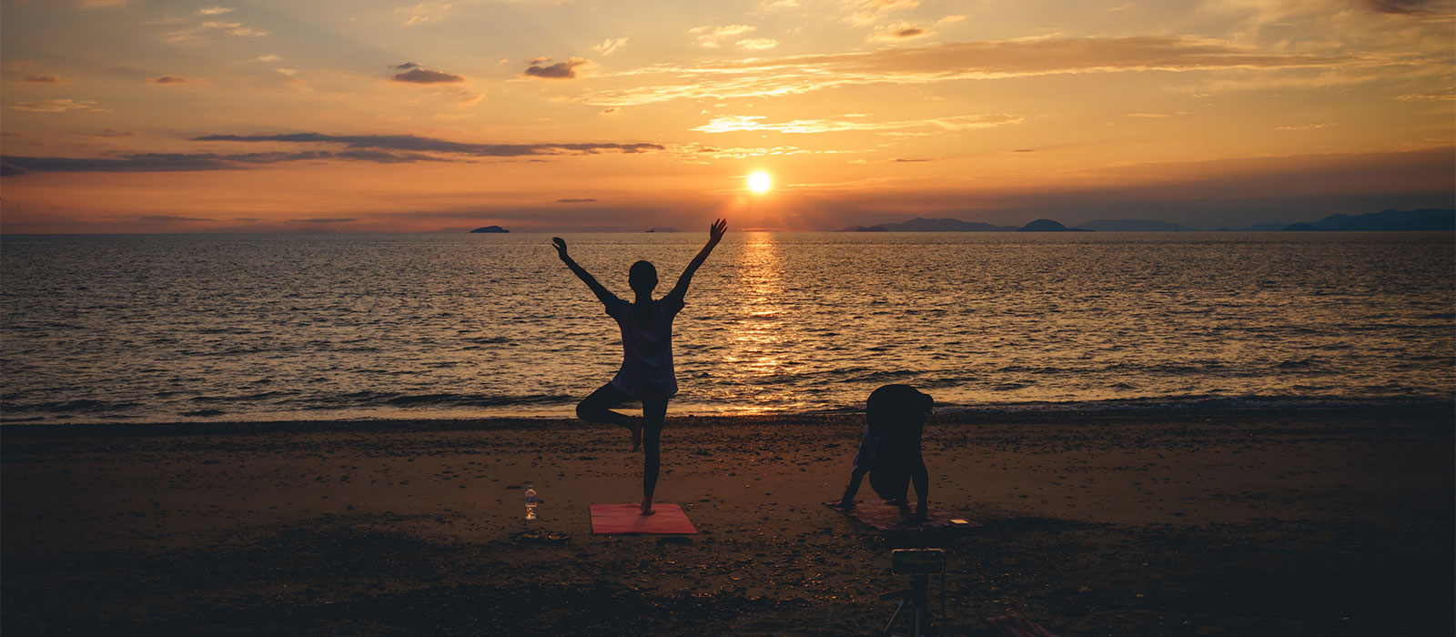 「だるま夕日」が見られるかも。隠れた夕日スポット。
